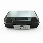 1000W električni inox kontaktni pekač za velike vaflje