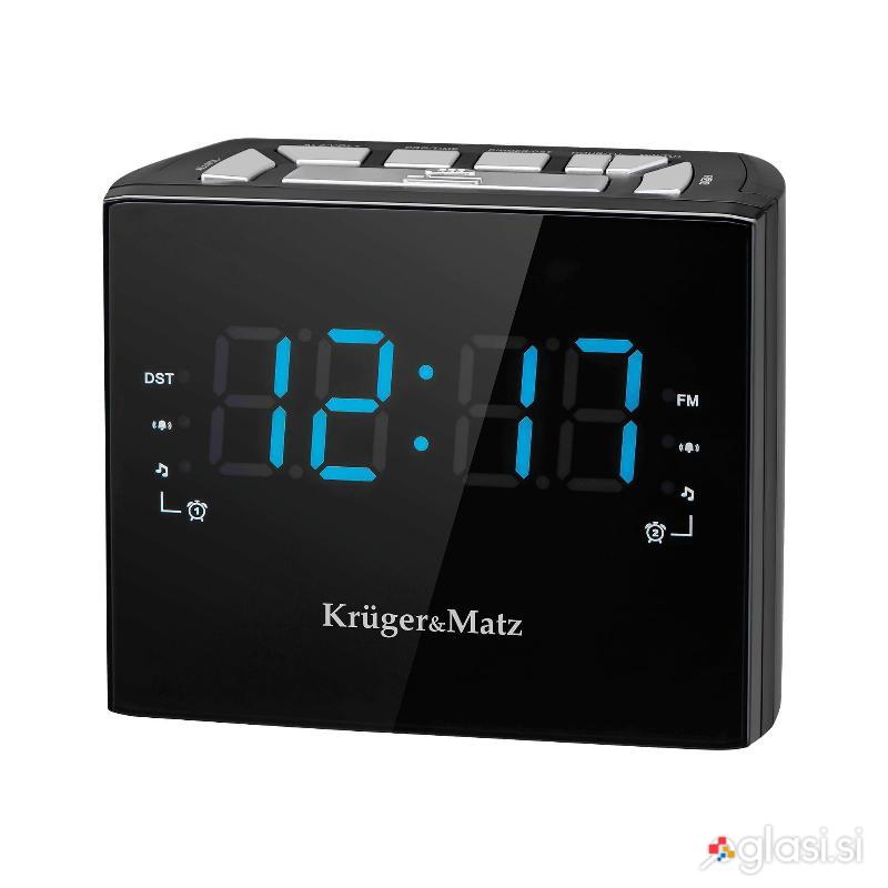 Moderna LED elektronska FM radio budilka