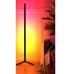 LED RGB kotna talna svetilka 132cm APP + daljinski upravljalnik Rainbow 3D