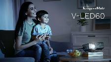 id-2931 Prenosni WIFI BT LED projektor HDMI USB in zvočnik FULL HD do 150"