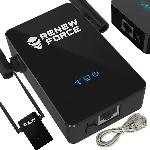 Brezžični WIFI repeater router ojačevalnik signala 300Mb/s WPS 2x 5dBi črn
