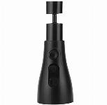 3 funkcijski zgibni prezračevalnik in podaljšek za pipo 14cm črn