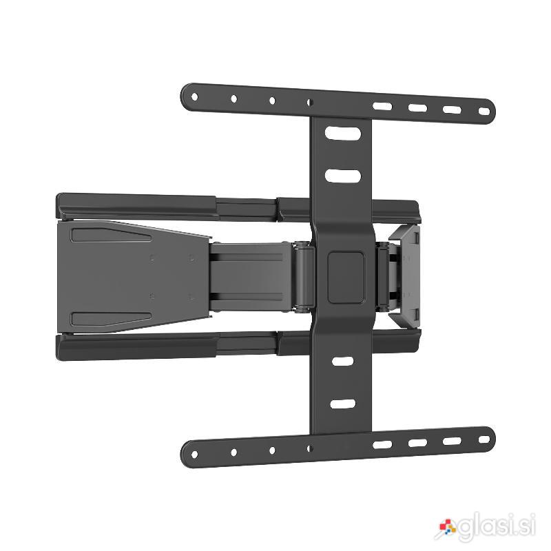 Ultra Slim univerzalni gibljiv in vrteči LCD TV nosilec za ekrane 37-75" do 50kg