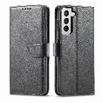 id-2598 Magnetni etui ovitek s stojalom za Samsung Galaxy S22 Ultra črn