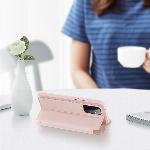 id-2598 Etui ovitek Skin Pro Bookcase Skin X za Samsung Galaxy A72 4G roza