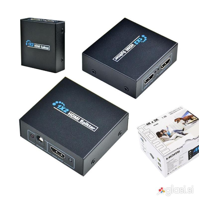 Aktivni razdelilnik HDMI FULL HD 4K delilnik spliter