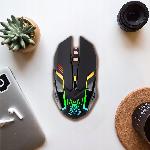 Brezžična optična USB igralna miška 3200DPI LED RGB