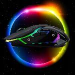Brezžična optična USB igralna miška 3200DPI LED RGB 2,4Ghz