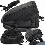 Vodoodporna univerzalna motoristična torba za sedež 2v1 črna