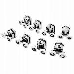 8x inox nadomestna kolesca za tuš kabino