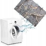 Kopalniška pralna nedrseča preproga 80x50cm sivi marmor