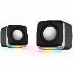 RGB LED rainbow 2.0 računalniški USB zvočniki
