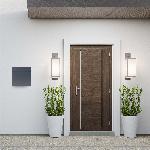 Poštni nabiralnik z režo za časopis antracit V49