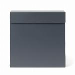 Poštni nabiralnik z režo za časopis antracit V49