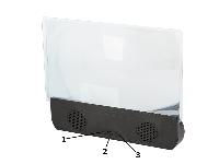 Zložljivo aku. povečevalno steklo 3x za mobilni telefon bluetooth zvočniki USB