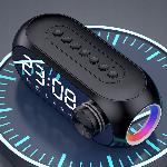 3v1 aku. 1200mAh bluetooth zvočnik in budilka LED RGB