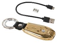 2v1 aku. USB električni žepni vžigalnik z žarilno nitko LED