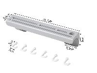 Samolepilno stensko držalo za nože in organizer 26cm