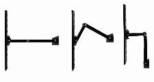 Univerzalni gibljiv LCD in TV nosilec za ekrane 26-70" do 45kg ATLAS