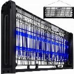 Stenska električna UV svetilka za komarje molje muhe in žuželke 40W črna