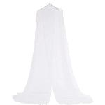 Baldahin proti komarjem za posteljo- komarnik proti mrčesu bel