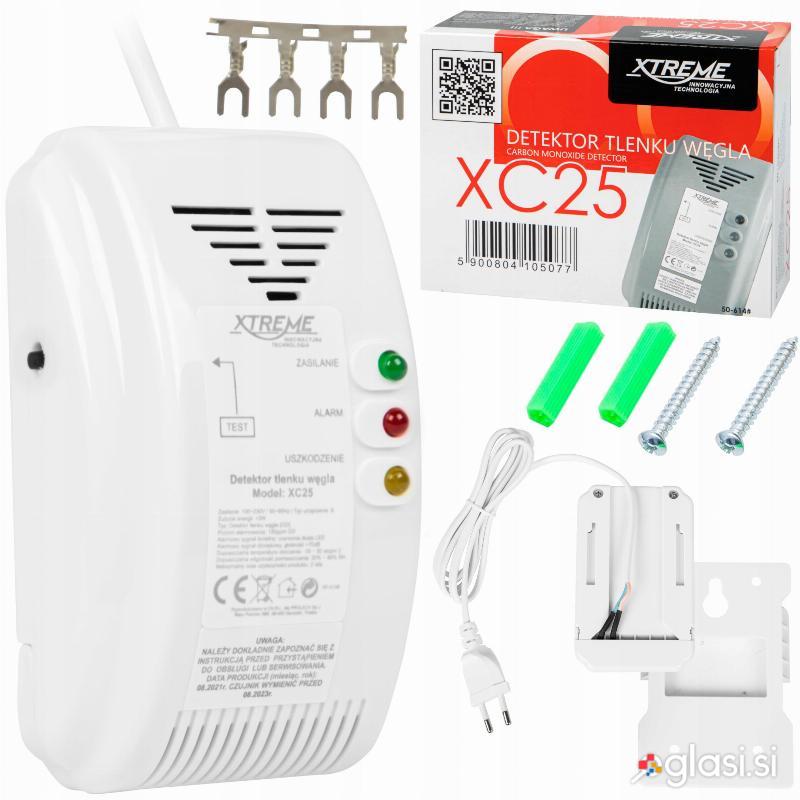 Detektor ogljikovega monoksida XC25 230V