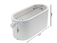 Akumulatorsko USB touch LED osvetljeno kozmetično ogledalo in organizator
