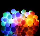 LED RGB 50 zunanja solarna dekorativna girlanda IP65 7m 8 funkcij