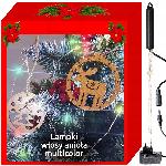 id-1000 Novoletne lučke angelski lasje 200 LED RGB za božično drevo