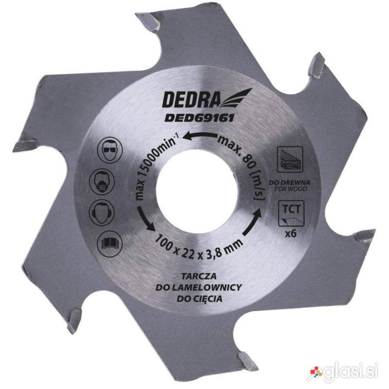 WIDIA rezalna plošča za lamelni rezkar 6 zob 100x22mm