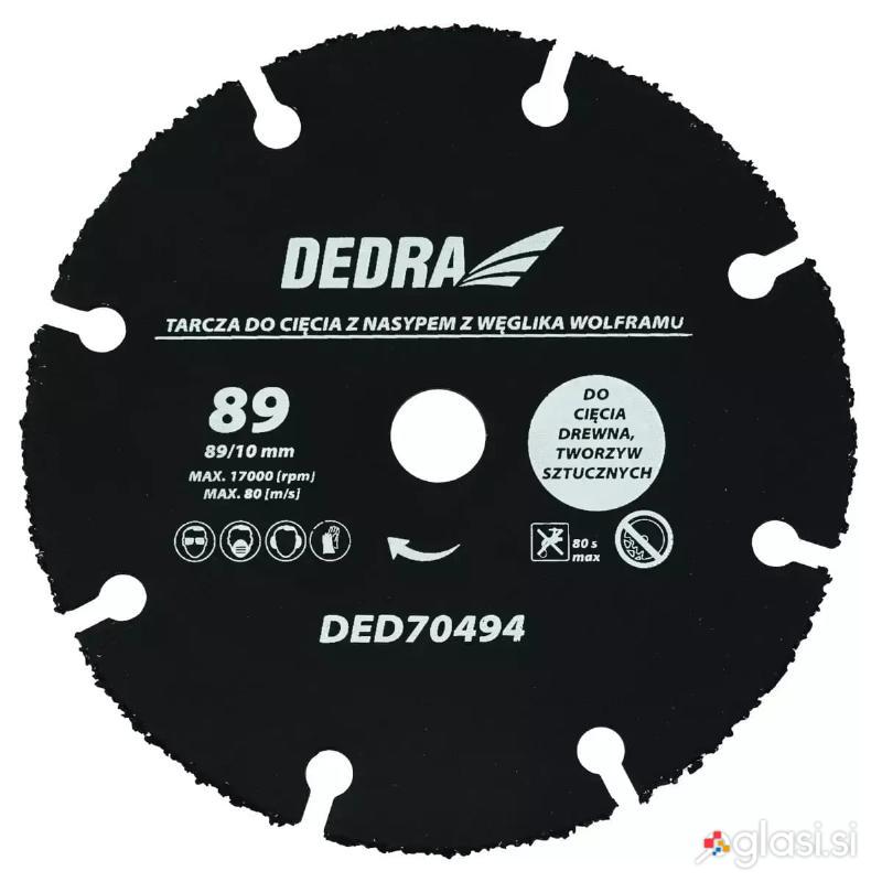 Univerzalna volframova karbidna rezalna plošča za les in plastiko 89x10mm