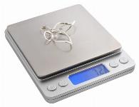 Digitalna prenosna LCD žepna tehtnica osvetljena 0,1-3000g
