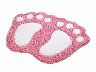 Otroška kopalniška preproga roza stopinje 60cm