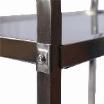 Inox servirni voziček 3 police 150kg - kuhinjski voziček