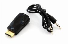 Adapter pretvornik iz HDMI na VGA + avdio AUX kabel 2