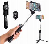 3v1 univerzalni selfie stick in tripod + bluetooth daljinec