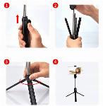 3v1 univerzalni selfie stick in tripod + bluetooth daljinec