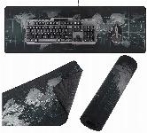 Velika računalniška podloga za miško in tipkovnico 88x30cm zemljevid