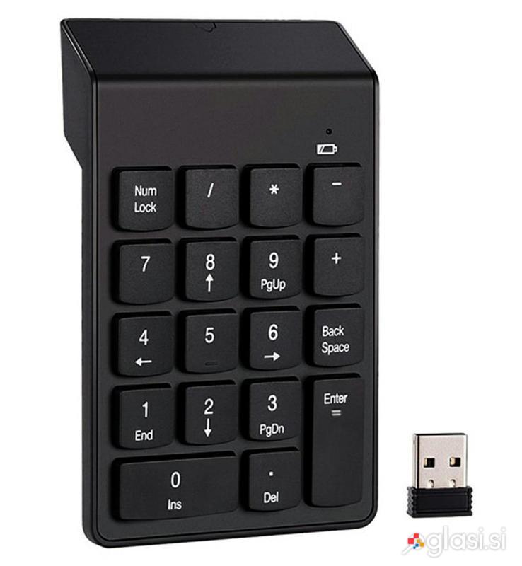 Numerična brezžična tipkovnica bluetooth USB
