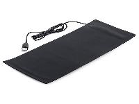 Tanka vodoodporna USB silikonska tipkovnica - zložljiva 35cm črna