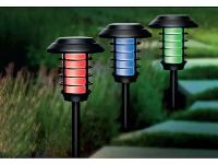 Solarna vrtna talna LED RGBW svetilka IP65 + daljinec