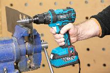 Sas+all PRO 18V Akumulatorski vrtalnik in vijačnik 50Nm LED 13mm