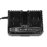 Sas+all PRO 220V dvojni polnilnik za akumulatorje 130W 18V SAS+ALL USB