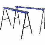 Set dveh kovinskih mizarskih stolic gradbene koze do 250kg