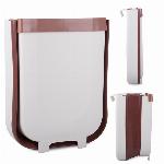 Zložljiv silikonski viseči koš za smeti 8L