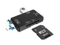3v1 SD microSD čitalec pomnilniških kartic USB 3.0 C tape 480Mb/s