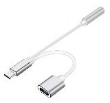 id-2600 Adapter moški in ženski USB Tip C na audio Jack 3,5