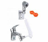 Set tuš ročke za armaturo umivalnika