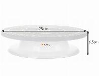 Vrtljivi krožnik za torte + 3 lopatke za dekoracijo 28cm