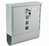 Poštni nabiralnik srebrn + predal za časopis